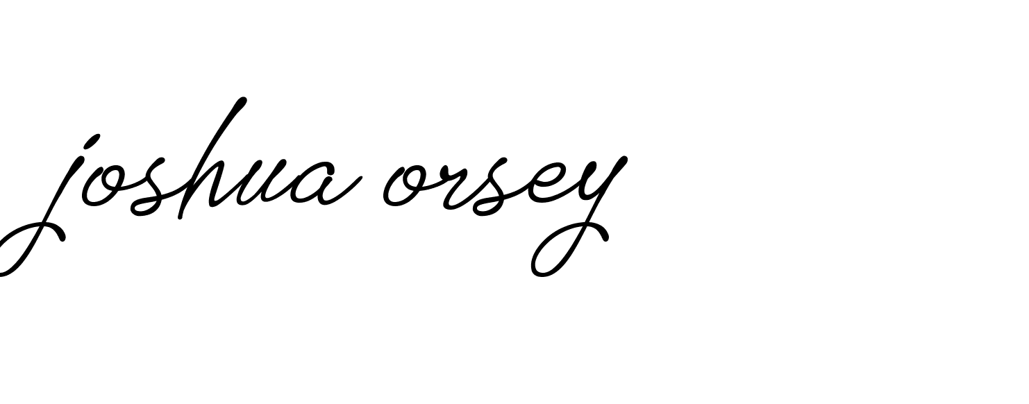 Signature of joshua-orsey