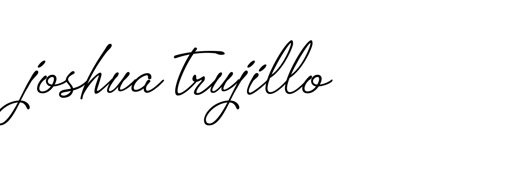 Signature of joshua-trujillo