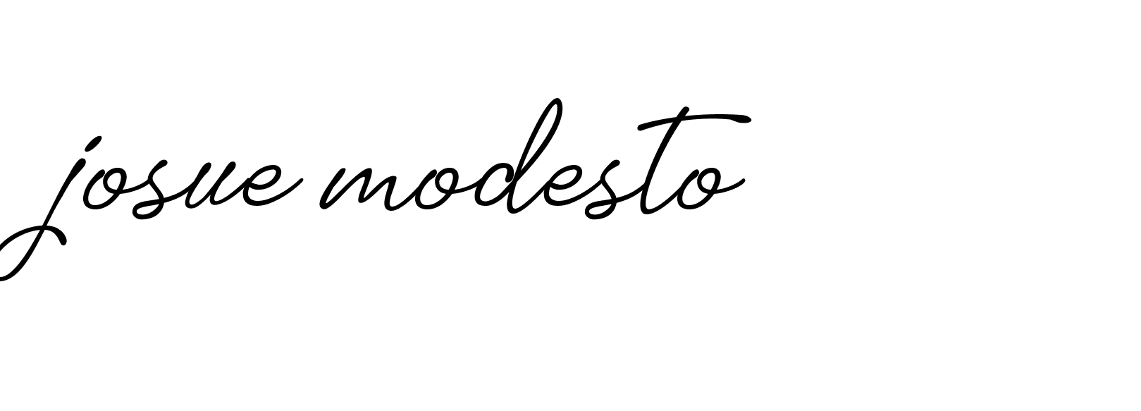 Signature of josue-modesto