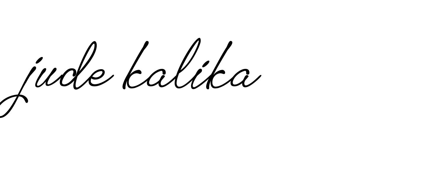 Signature of jude-kalika