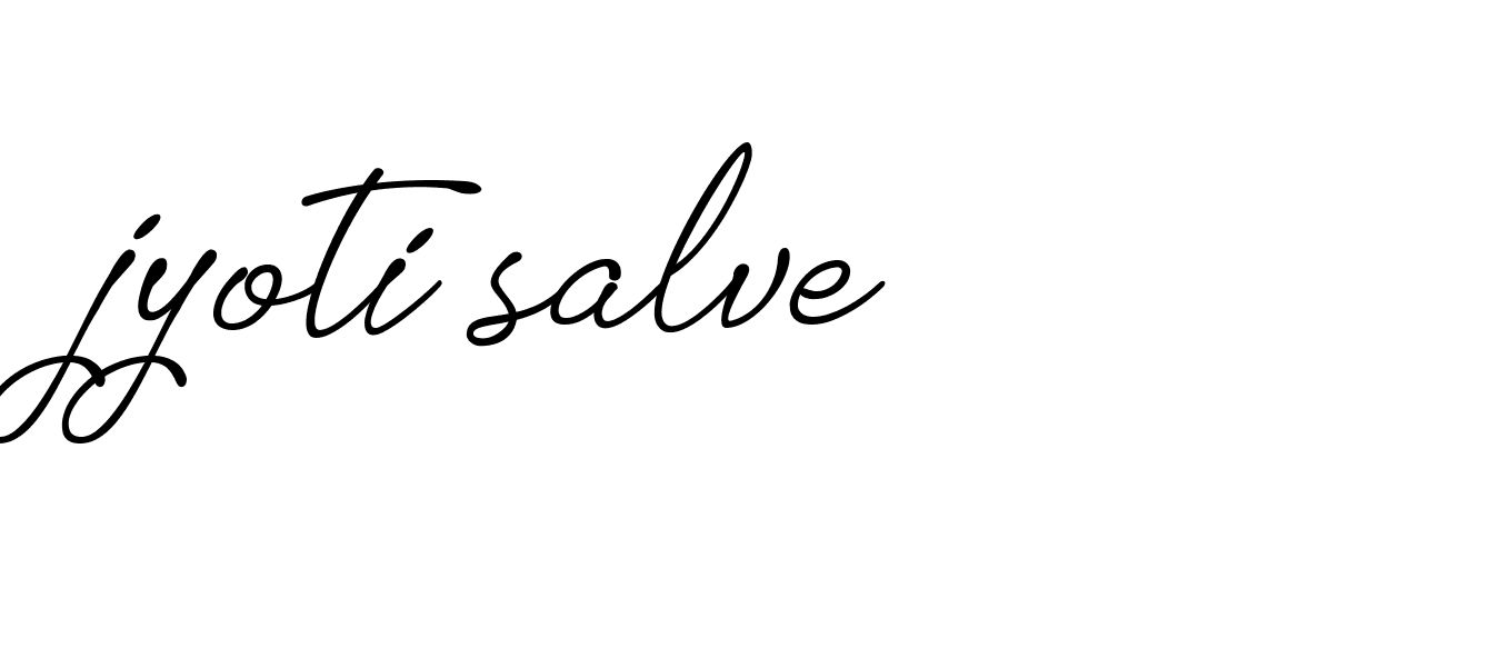 Signature of jyoti-salve