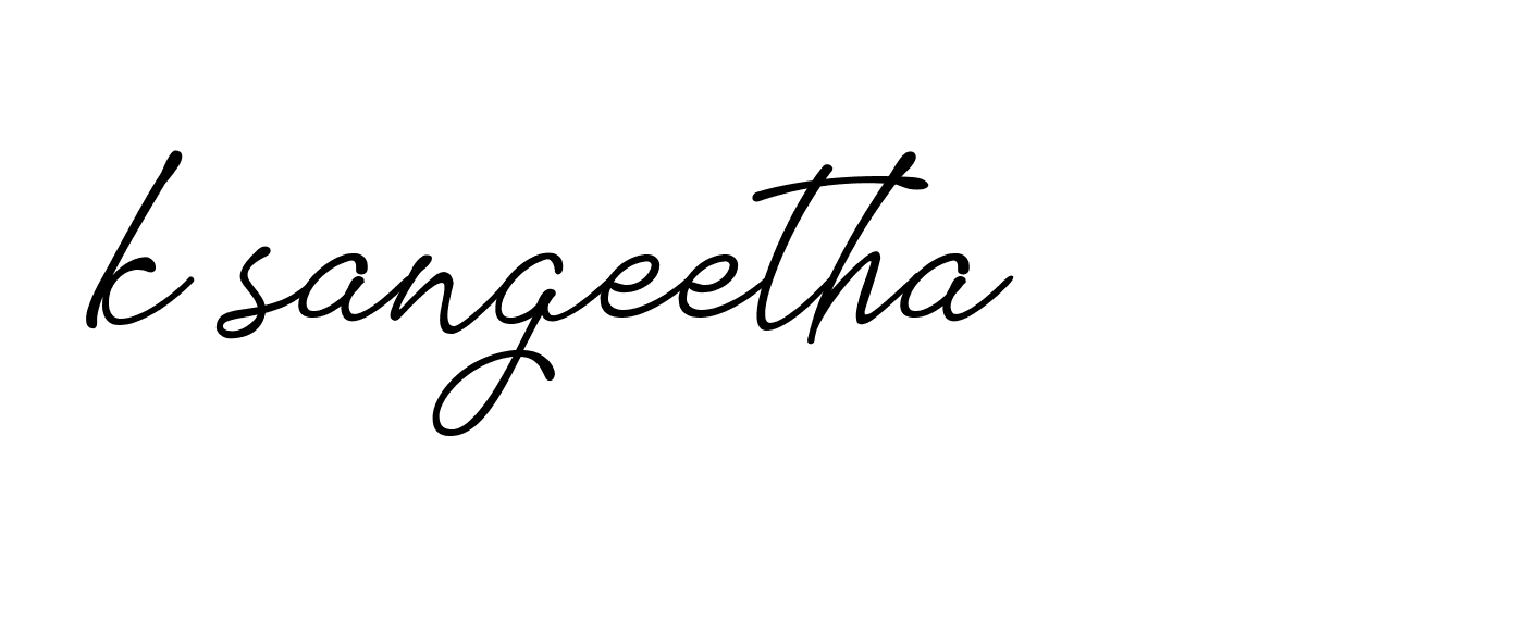 Signature of k-sangeetha