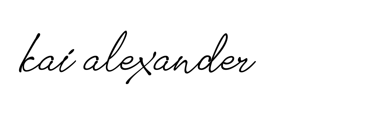 Signature of kai-alexander-