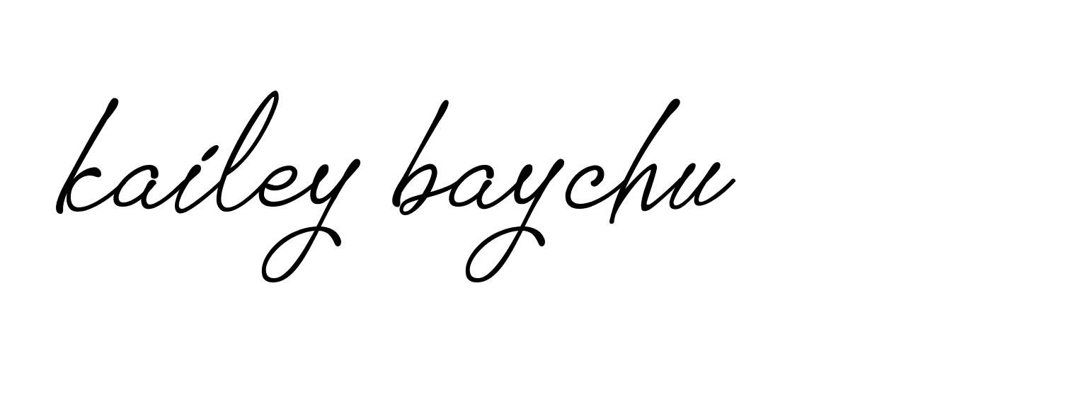 Signature of kailey-baychu