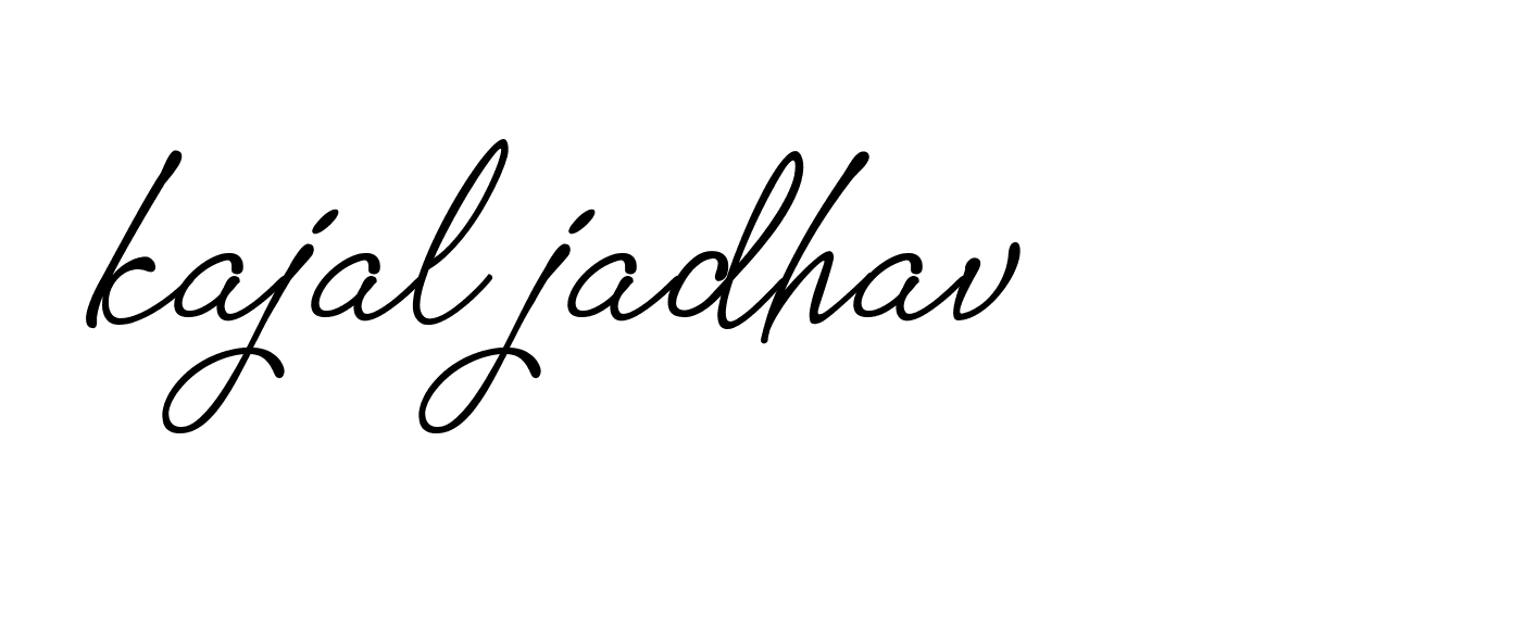 Signature of kajal-jadhav