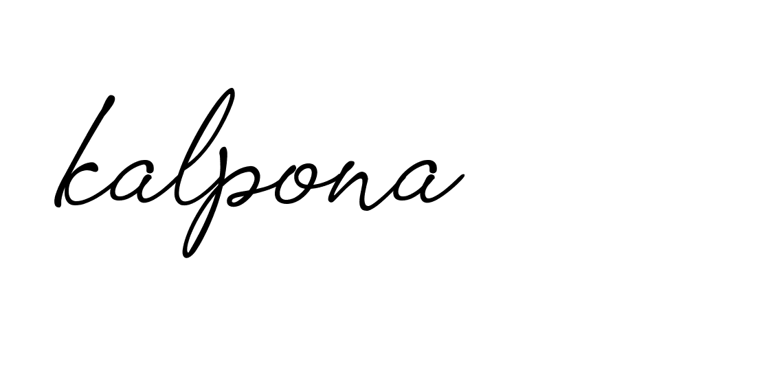 Signature of kalpona