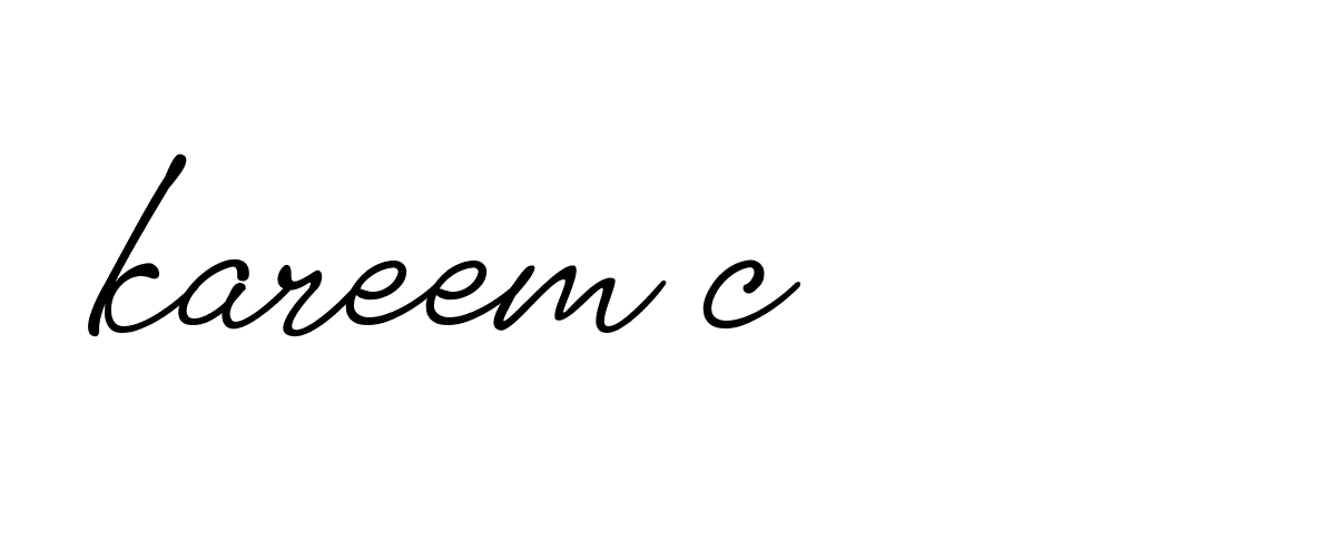 Signature of kareem-c