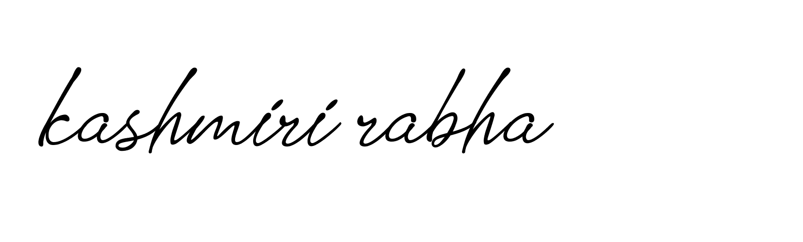 Signature of kashmiri-rabha-