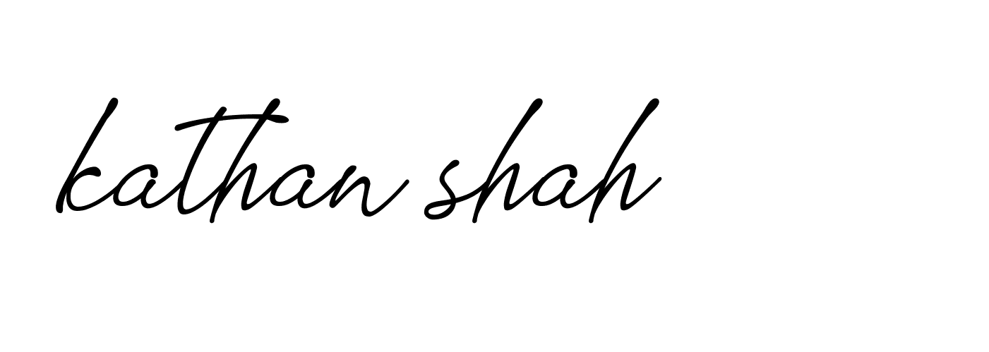 Signature of kathan-shah