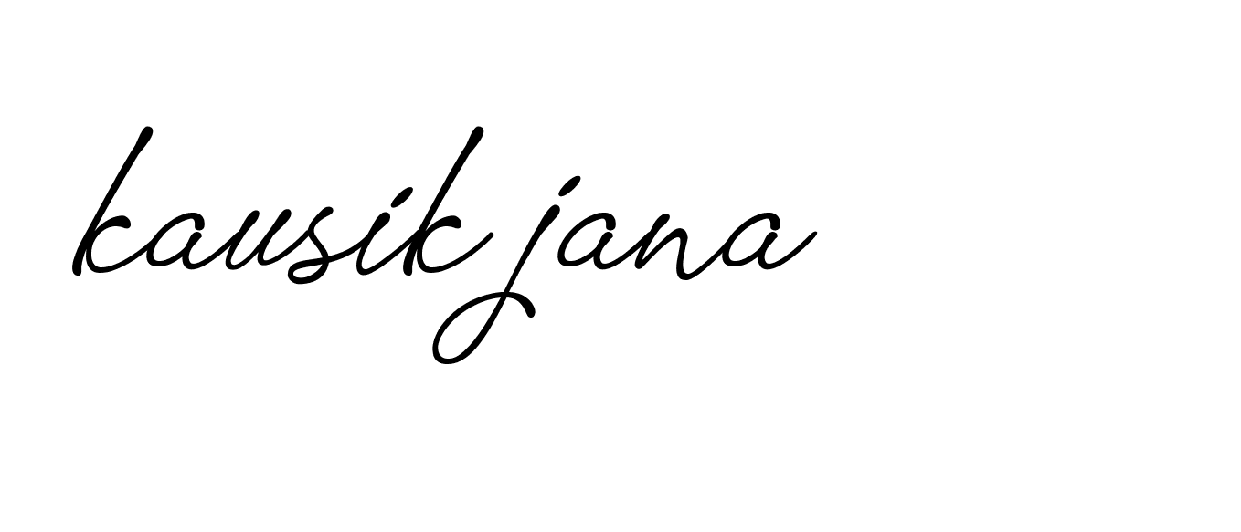 Signature of kausik-jana