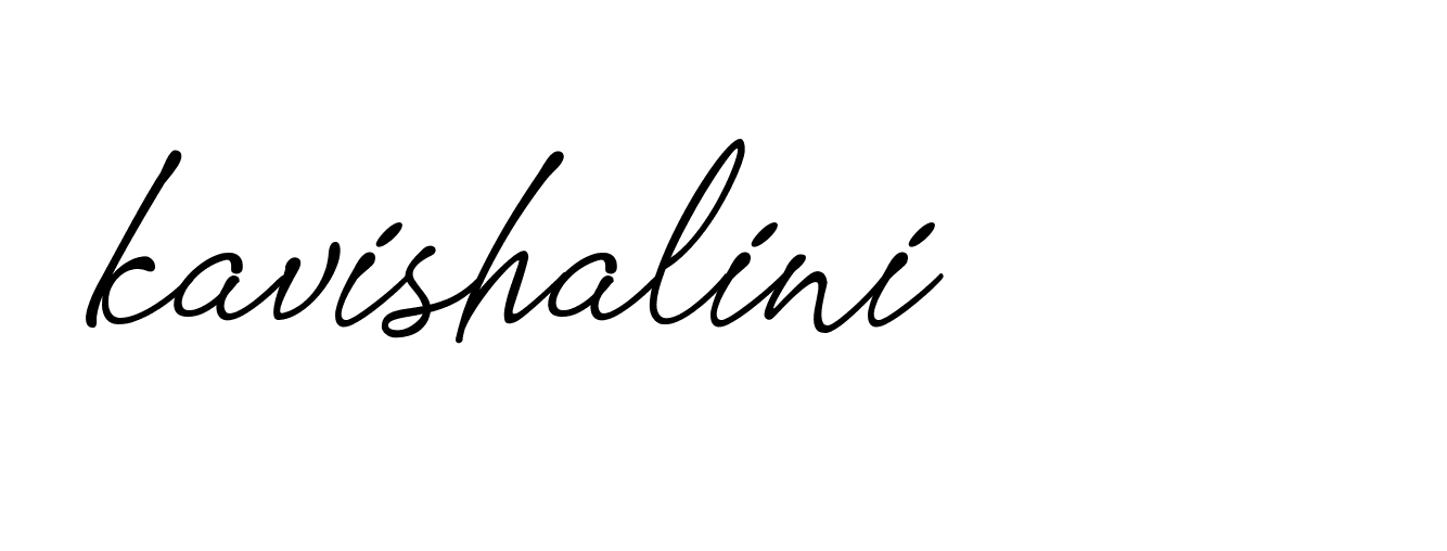 Signature of kavishalini