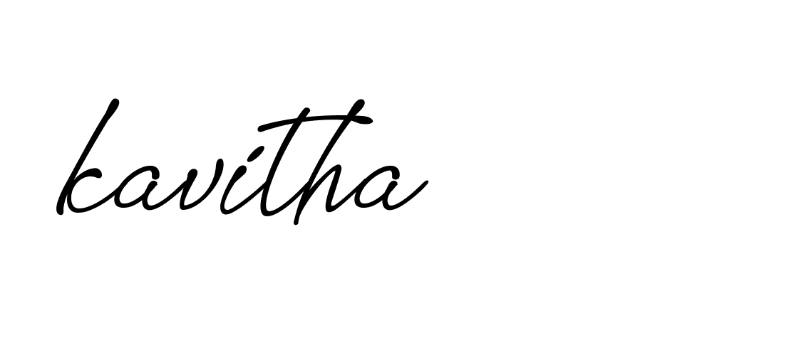 Signature of kavitha-