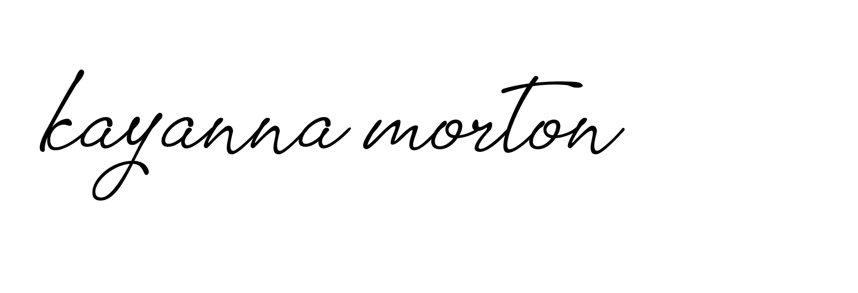 Signature of kayanna-morton