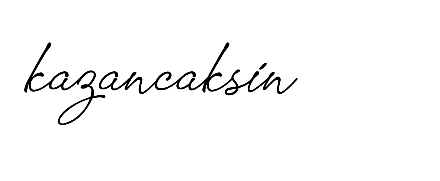 Signature of kazancaksin