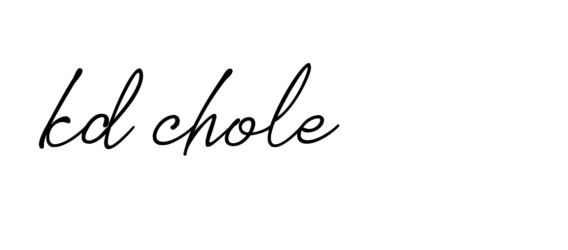 Signature of kd-chole