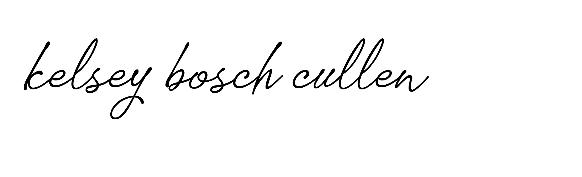 Signature of kelsey-bosch-cullen-