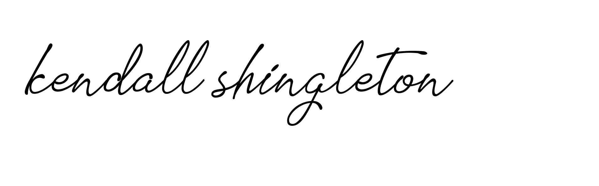 Signature of kendall-shingleton