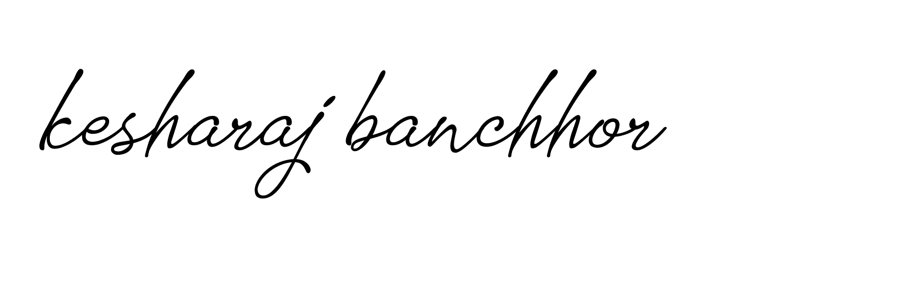 Signature of kesharaj-banchhor-