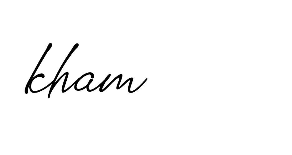 Signature of kham