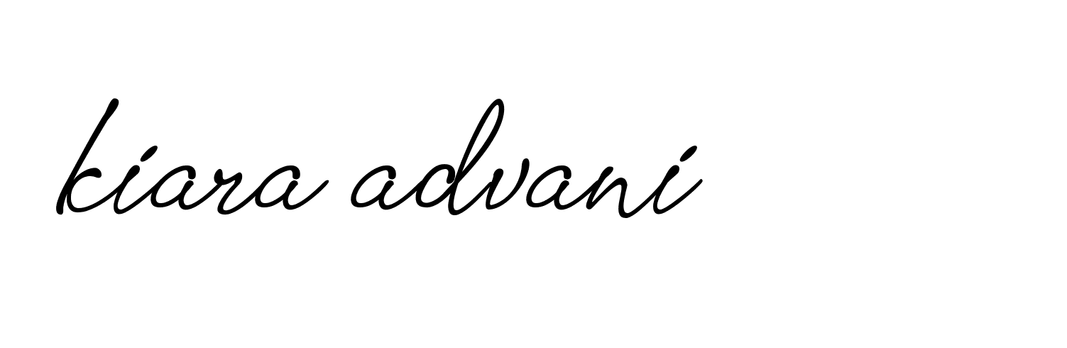 Signature of kiara-advani-