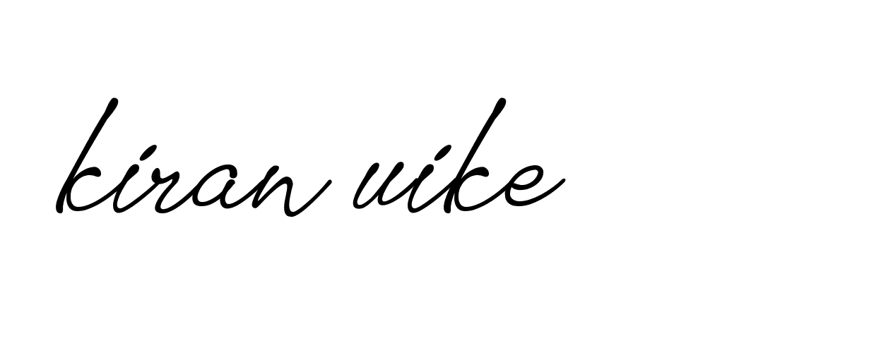 Signature of kiran-uike