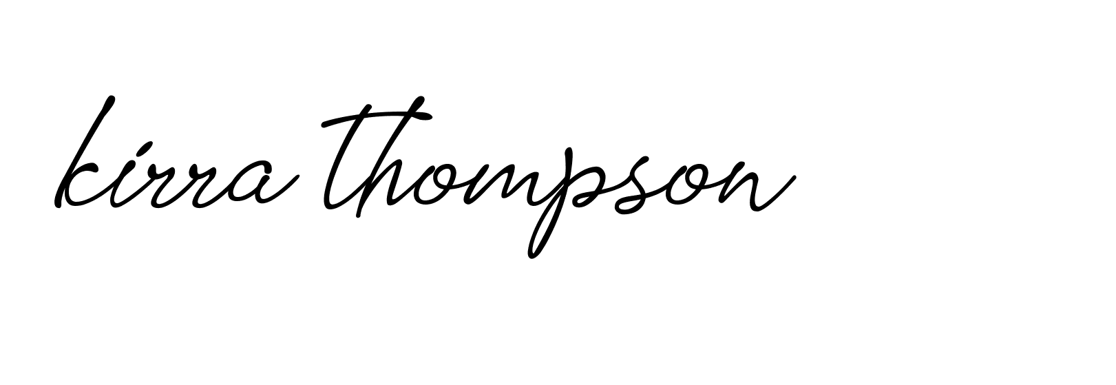 Signature of kirra-thompson