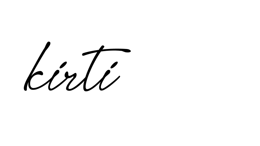 Signature of kirti