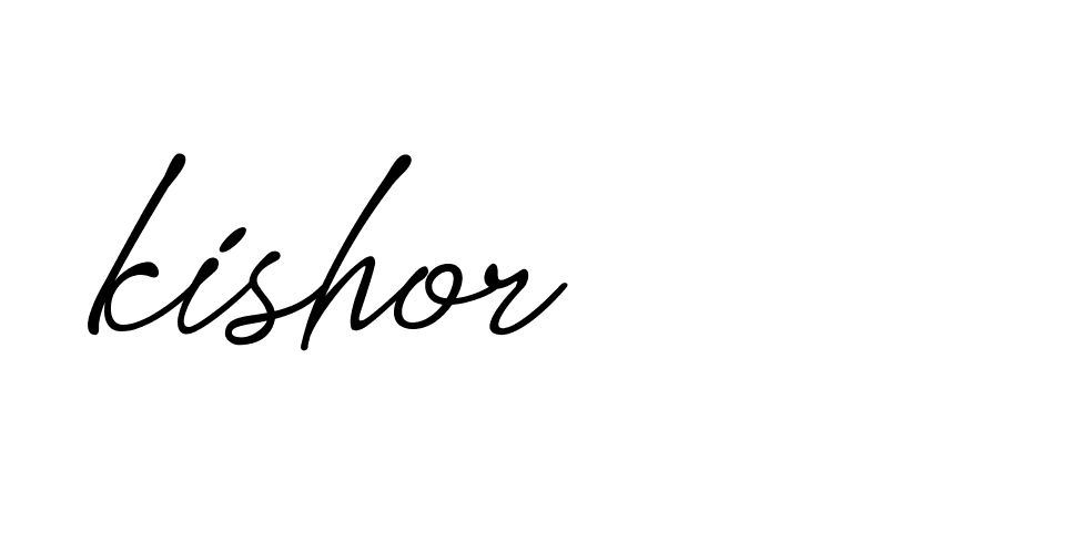 Signature of kishor