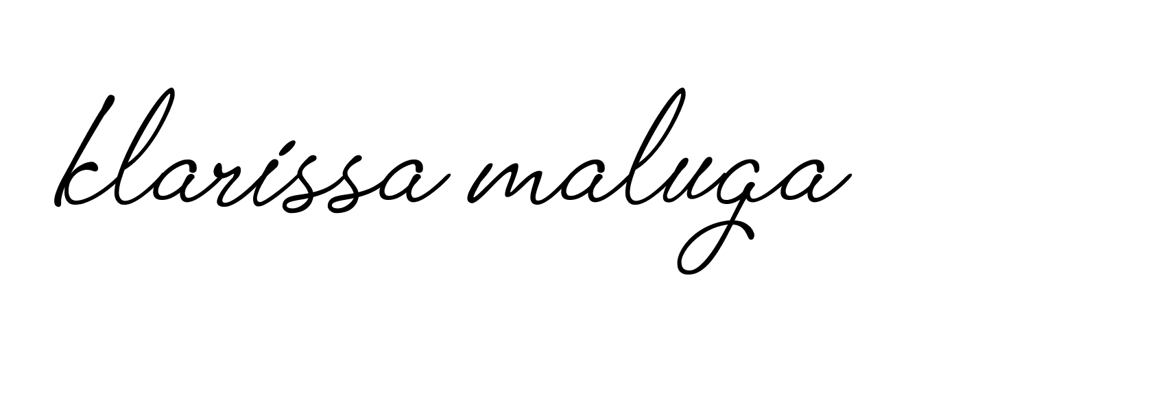 Signature of klarissa-maluga