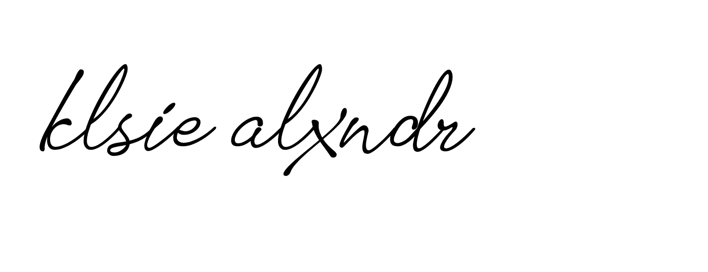 Signature of klsie-alxndr