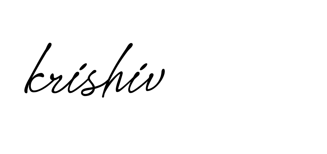 Signature of krishiv-