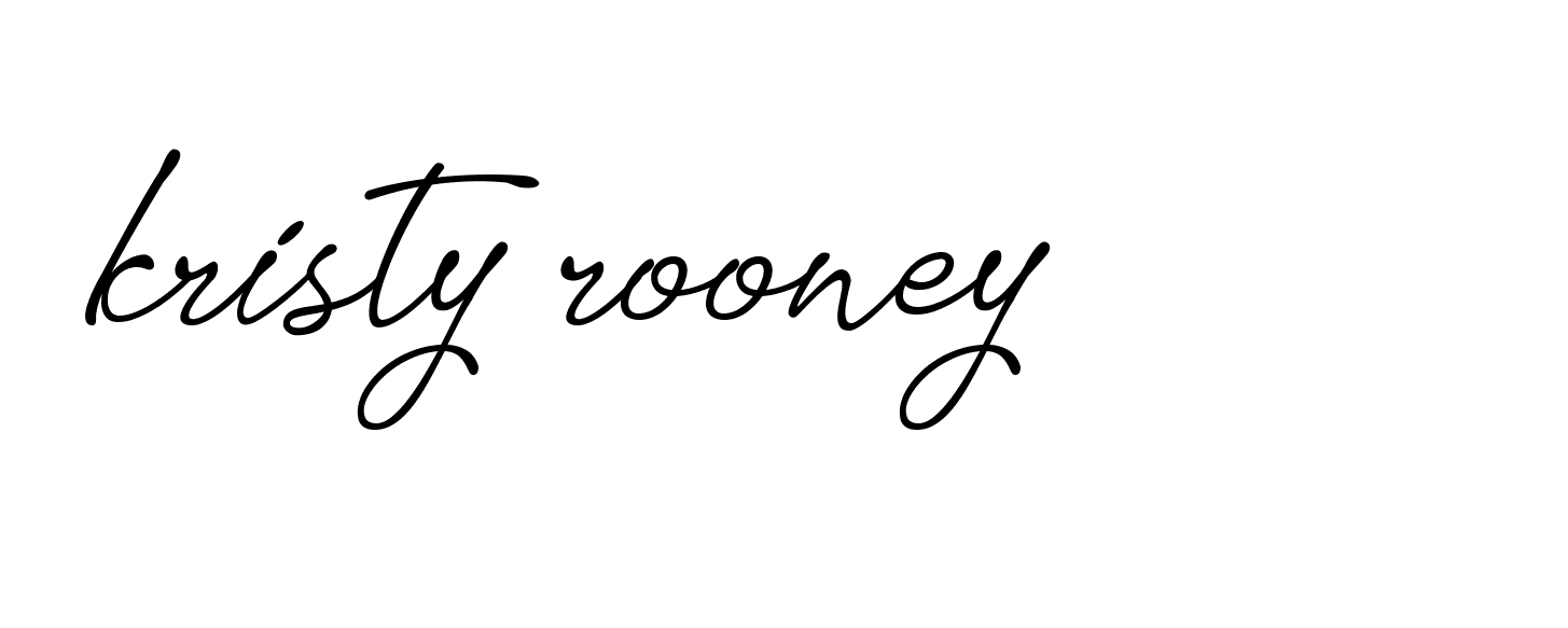 Signature of kristy-rooney