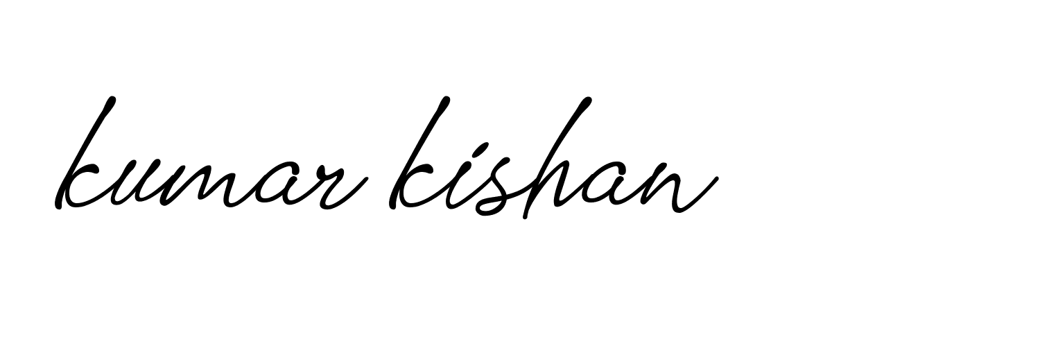 Signature of kumar-kishan