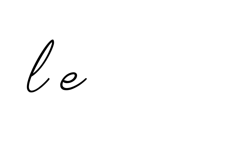 Signature of l-e