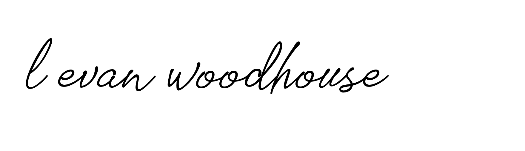 Signature of l-evan-woodhouse