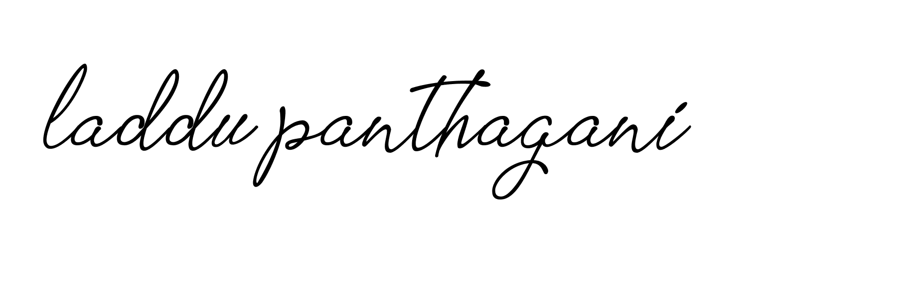 Signature of laddu-panthagani