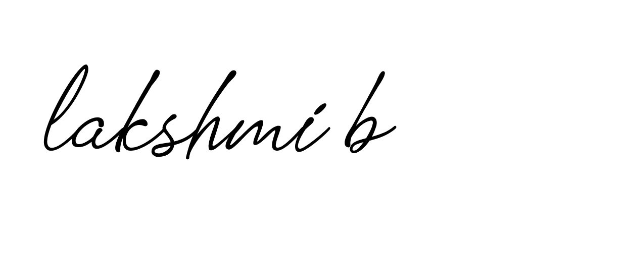 Signature of lakshmi-b