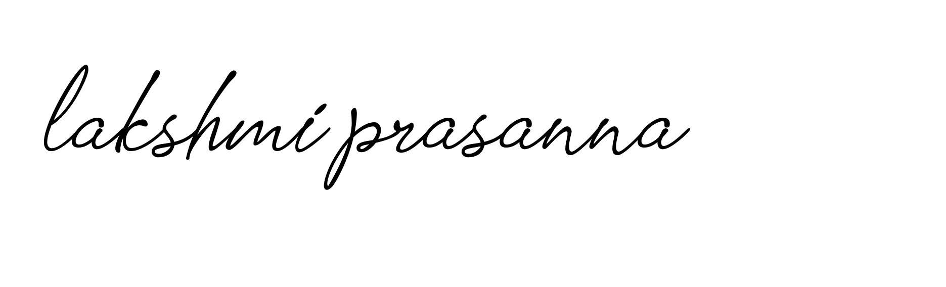 Signature of lakshmi-prasanna-