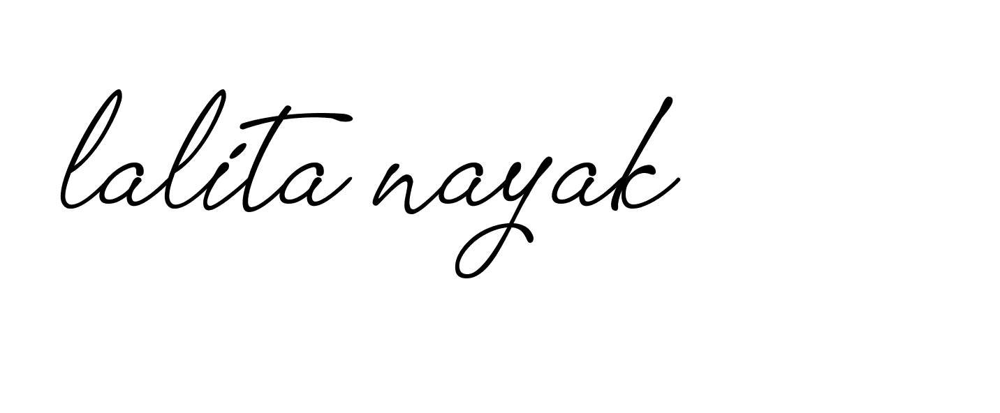 Signature of lalita-nayak