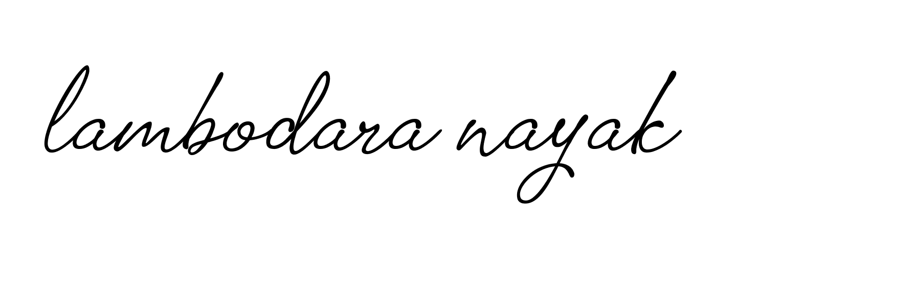 Signature of lambodara-nayak