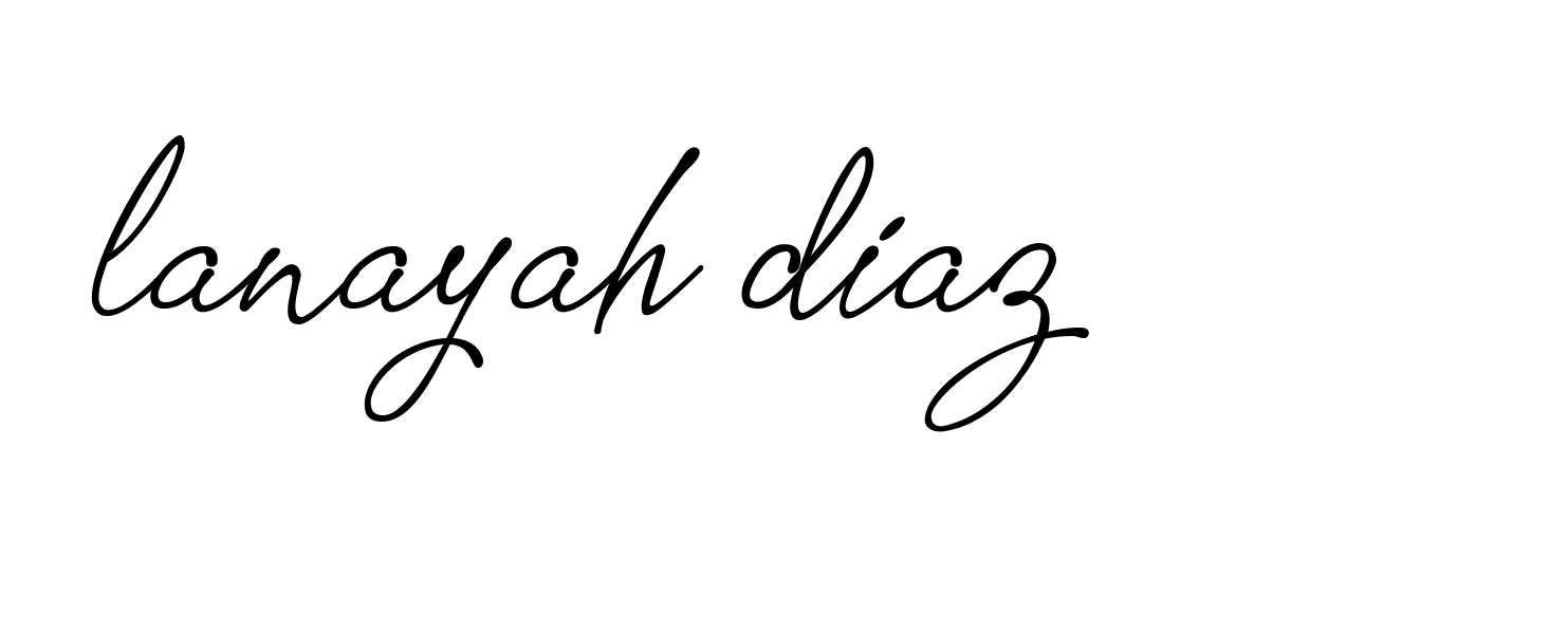 Signature of lanayah-diaz