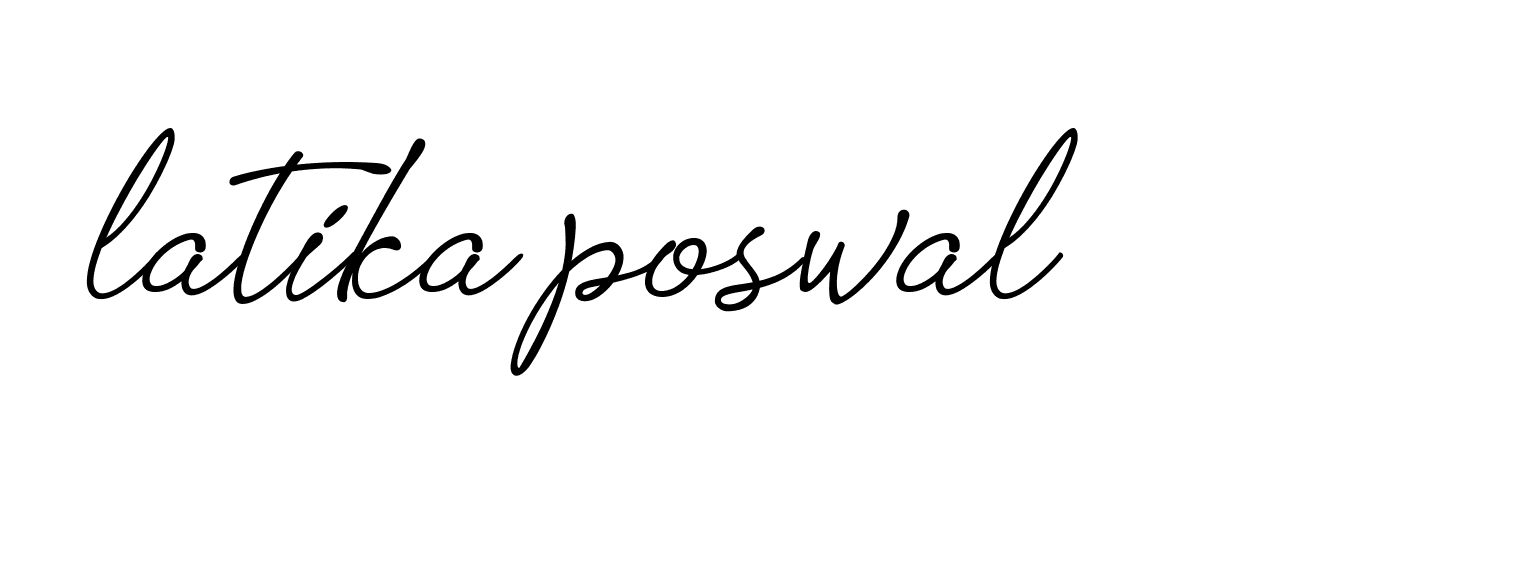 Signature of latika-poswal