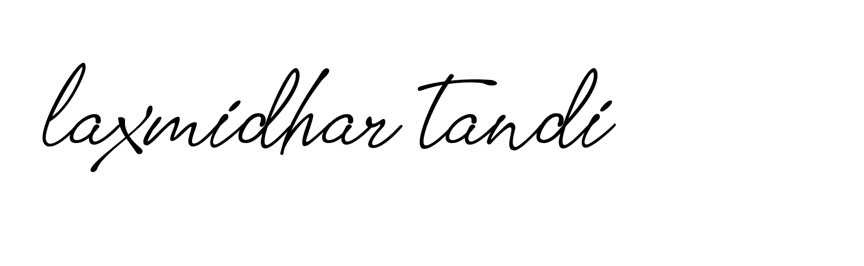 Signature of laxmidhar-tandi-