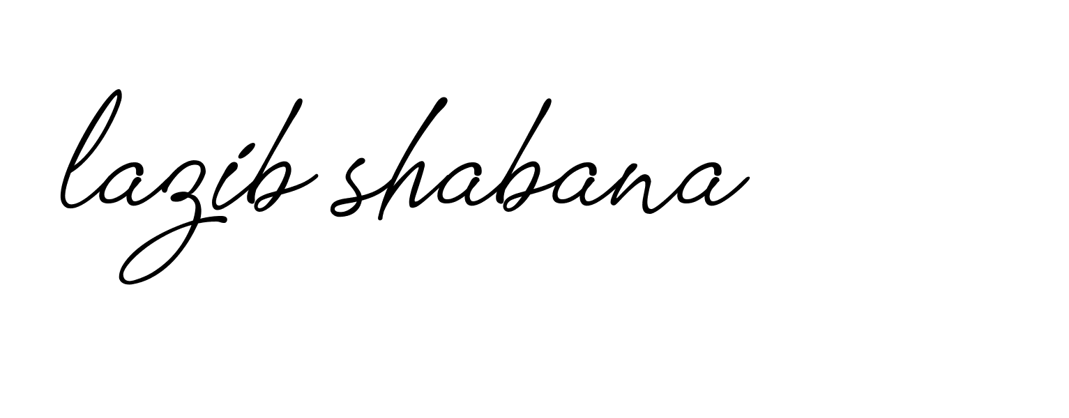 Signature of lazib-shabana