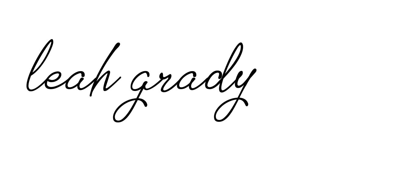 Signature of leah-grady