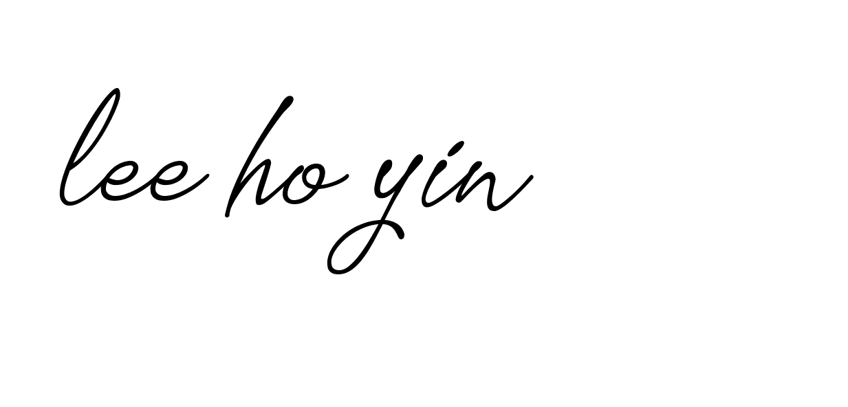 Signature of lee-ho-yin