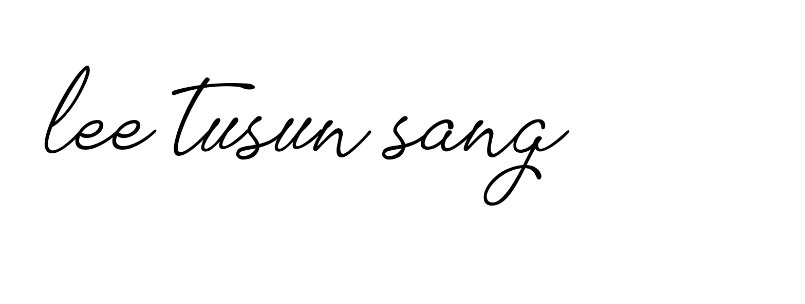 Signature of lee-tusun-sang