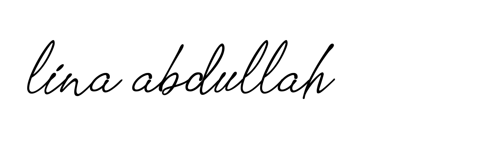 Signature of lina-abdullah