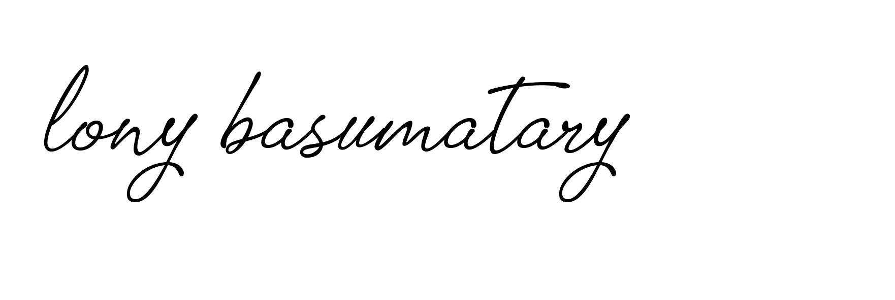 Signature of lony-basumatary-