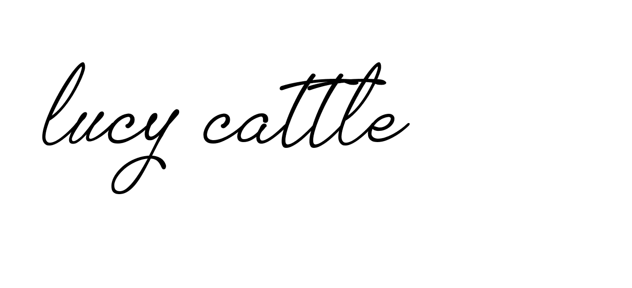 Signature of lucy-cattle